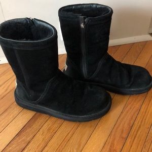Uggs-short black with zipper